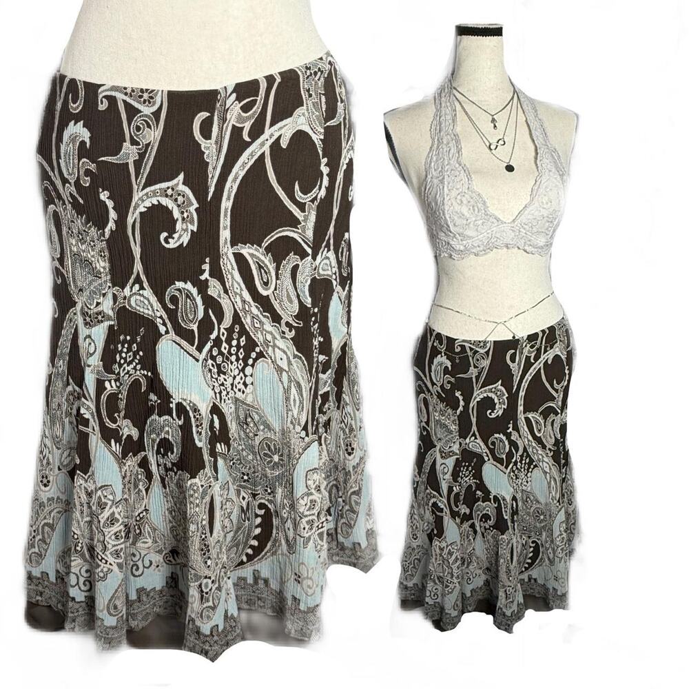 Ann Taylor Flowing Paisley Midi